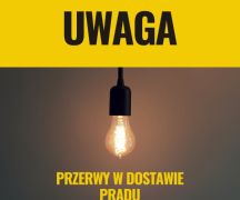 Zdjęcie - Informujemy o planowanych wyłączeniach prądu