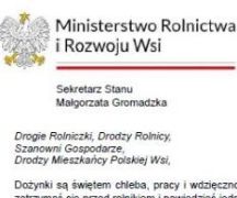 Zdjęcie - List Sekretarz Stanu Pani Małgorzaty Gromadzkiej