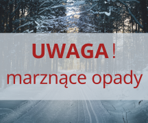 Zdjęcie - Ostrzeżenie - marznące opady!