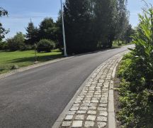 Zdjęcie -  „Przebudowa drogi gminnej nr 070128C w miejscowości Dąbrówka”  - zakończenie prac