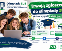 Zdjęcie - Trwają zgłoszenia do olimpiady ZUS. Można wygrać indeks na studia