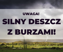 Zdjęcie - Uwaga! Silny deszcz z burzami! - zmiana
