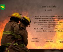 Zdjęcie - Życzenia z okazji Dnia Strażaka