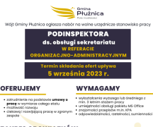 Zdjęcie - Urząd Gminy w Płużnicy szuka pracownika