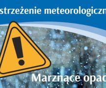 Zdjęcie - Ostrzeżenie meteorologiczne - marznące opady