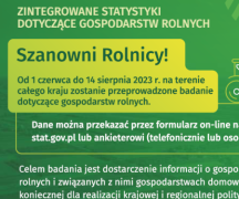 Zdjęcie - Zintegrowane statystyki dotyczące gospodarstw rolnych