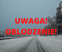Zdjęcie - Uwaga! Oblodzenie!