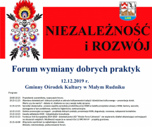 Zdjęcie - Forum dla KGW w Małym Rudniku