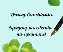 Zdjęcie - Życzenia dla Ósmoklasistów