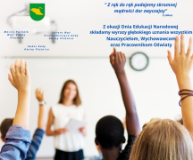 Zdjęcie - Życzenia z okazji Dnia Edukacji Narodowej