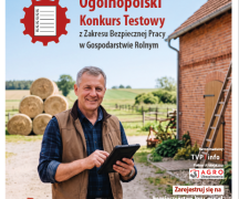 Zdjęcie - VII Ogólnopolski Konkurs Testowy z Zakresu Bezpiecznej Pracy w Gospodarstwie Rolnym pod hasłem „Rola rolnika, by upadku unikał” rozpoczęty!