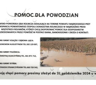 Zdjęcie - POMOC DLA POWODZIAN